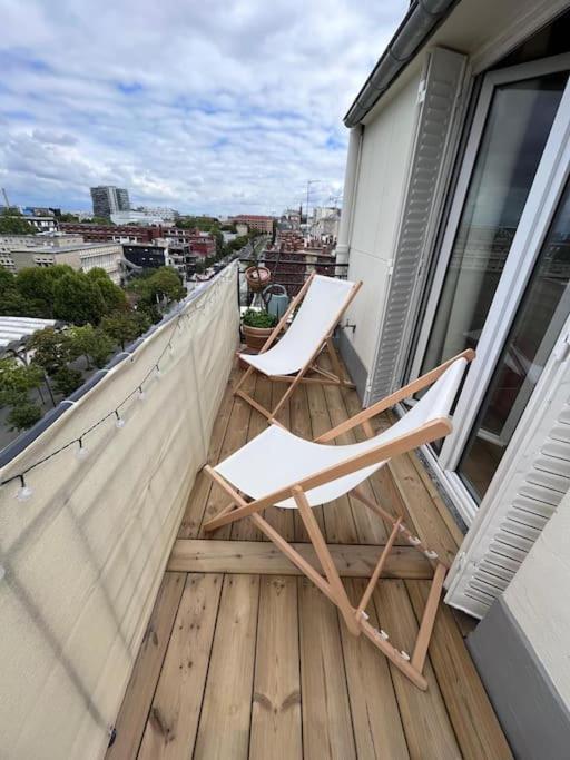 Paris Balcony Top Floor Room Eksteriør billede